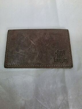 M0851 Leather Trifold Card Wallet